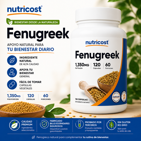 FENUGREEK™ CAPSULAS VITAMINICAS DE FENUGRECO 2X1