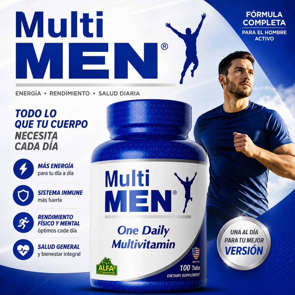 MULTIMEN™ SUPLEMENTO VITAMINICO MASCULINO 2X1