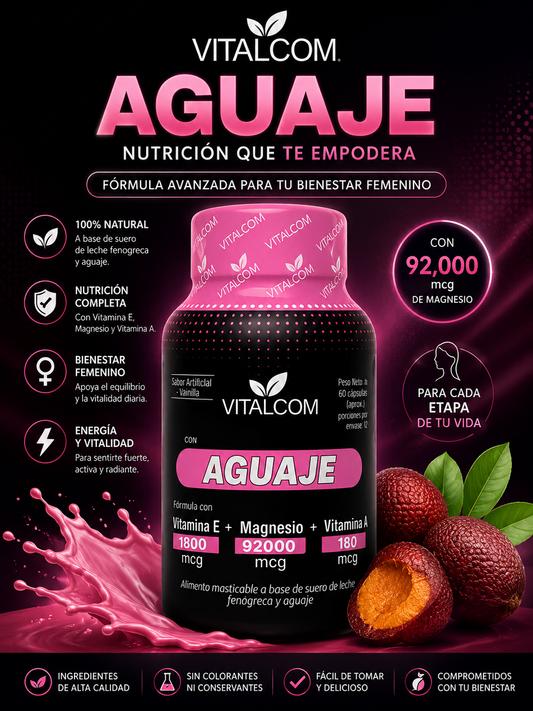 VITALCOM™ AGUAJE CERTIFICADO 2X1