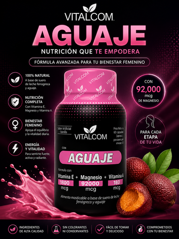 VITALCOM™ AGUAJE CERTIFICADO 2X1