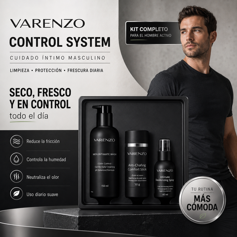 VARENZO™  CONTROLA TU INTIMIDAD MASCULINA