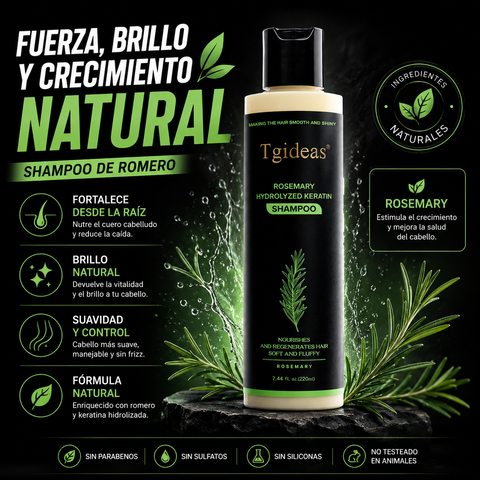 TGIDEAS™ CHAMPÚ PARA EL CRECIMIENTO DEL CABELLO 2X1