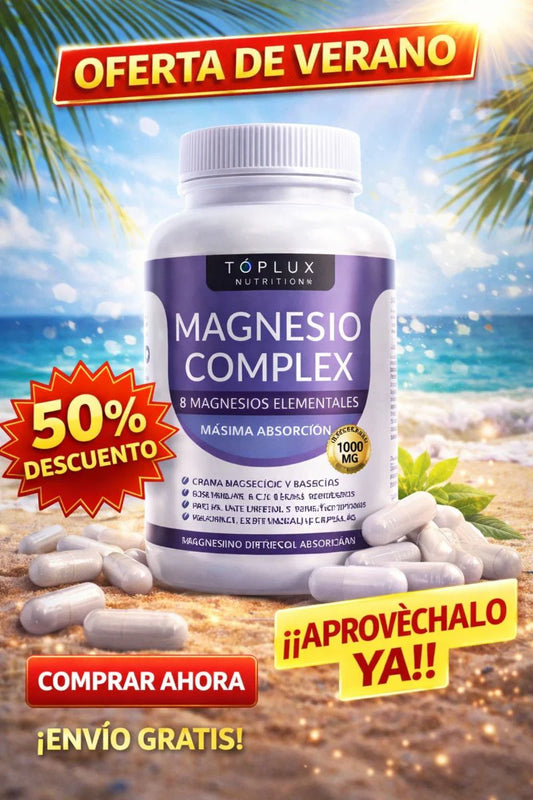 TOPLUX™ COMPLEX DE MAGNESIO 60 CAPSULAS 3X1