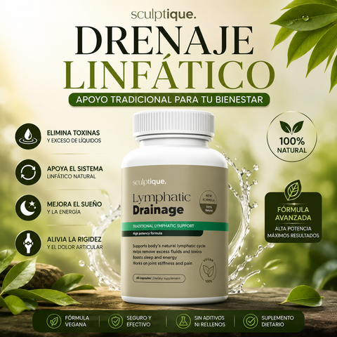 SCULPTIQUE™ CAPSULAS PARA EL DRENAJE LINFATICO