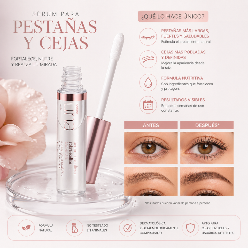 UNA™ SERUM DE CEJAS & PESTAÑAS 3X1
