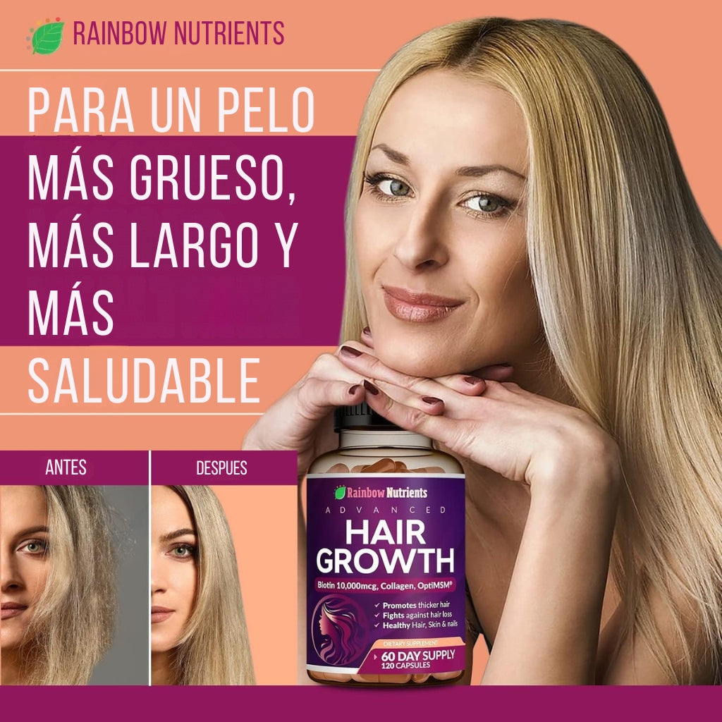 HAIR GROWTH™ CAPSULAS PARA EL CRECIMIENTO DEL CABELLO
