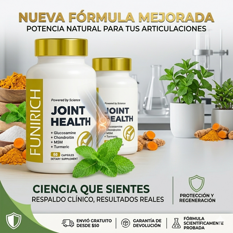 FUNRICH™ CAPSULAS VITAMINICAS PARA LAS ARTICULACIONES 2X1