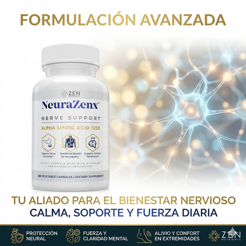 NEURAZENX™ CAPSULAS PARA COMBATIR LA NEUROPATIA